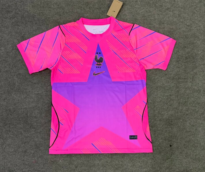 AAA Quality France 2026 World Cup GK Pink Soccer Jersey